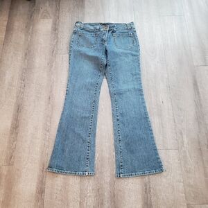Vintage Y2k Flare Denim Jeans New York & Co Womens size 8 4 Pocket Design